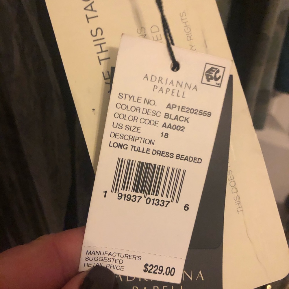 Black A-line sequin dress